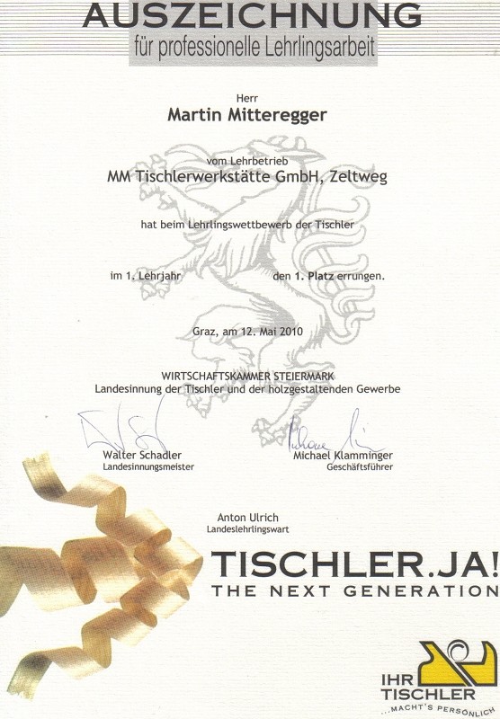 Lehrlingswettbewerb 2010