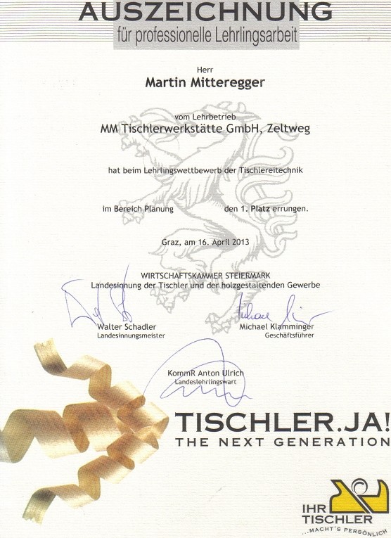 Auszeichnung